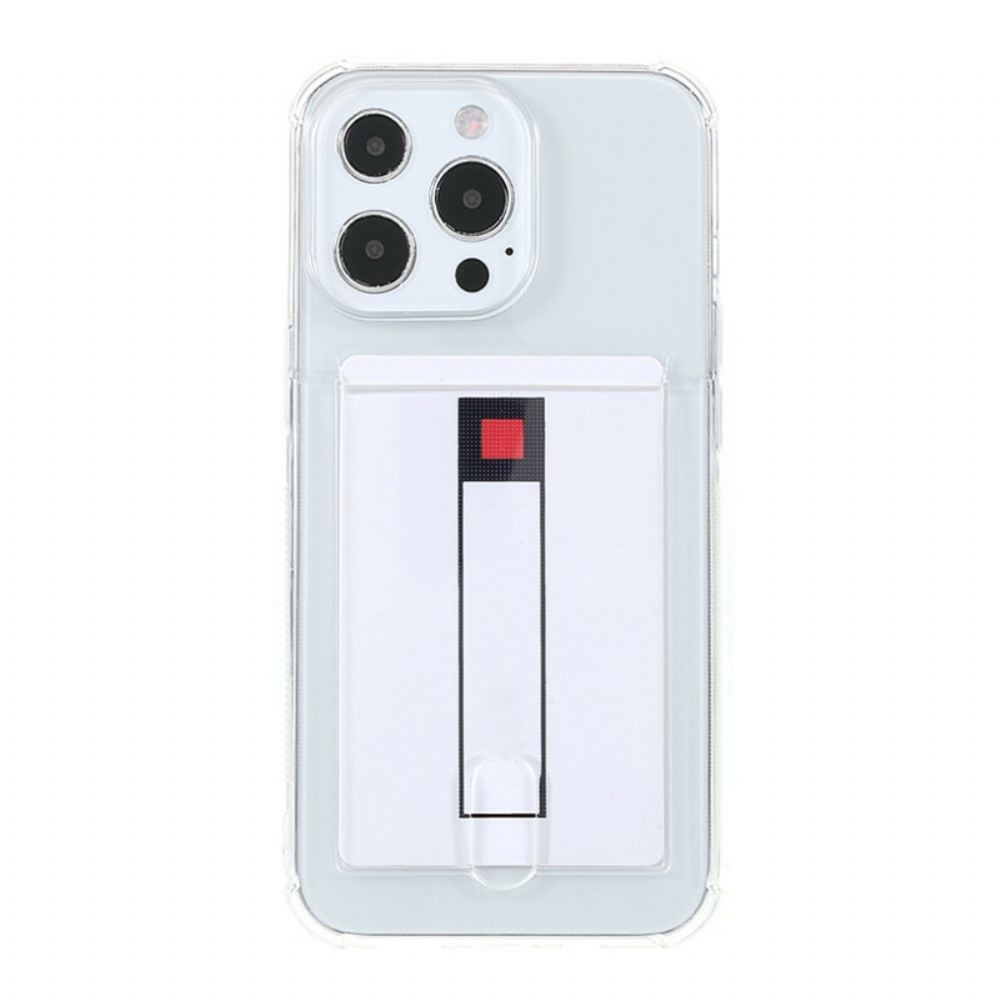 Kryt Na iPhone 13 Pro Průhledný Držák Barevných Karet