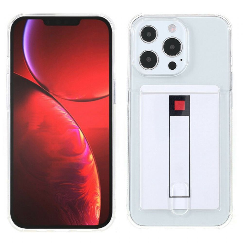 Kryt Na iPhone 13 Pro Průhledný Držák Barevných Karet