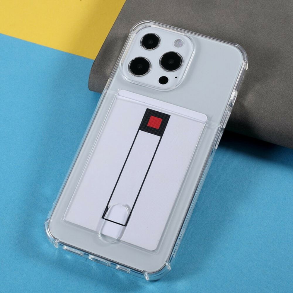 Kryt Na iPhone 13 Pro Průhledný Držák Barevných Karet