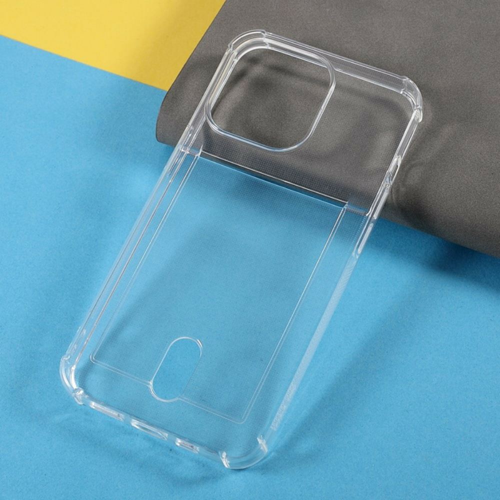 Kryt Na iPhone 13 Pro Průhledný Držák Barevných Karet