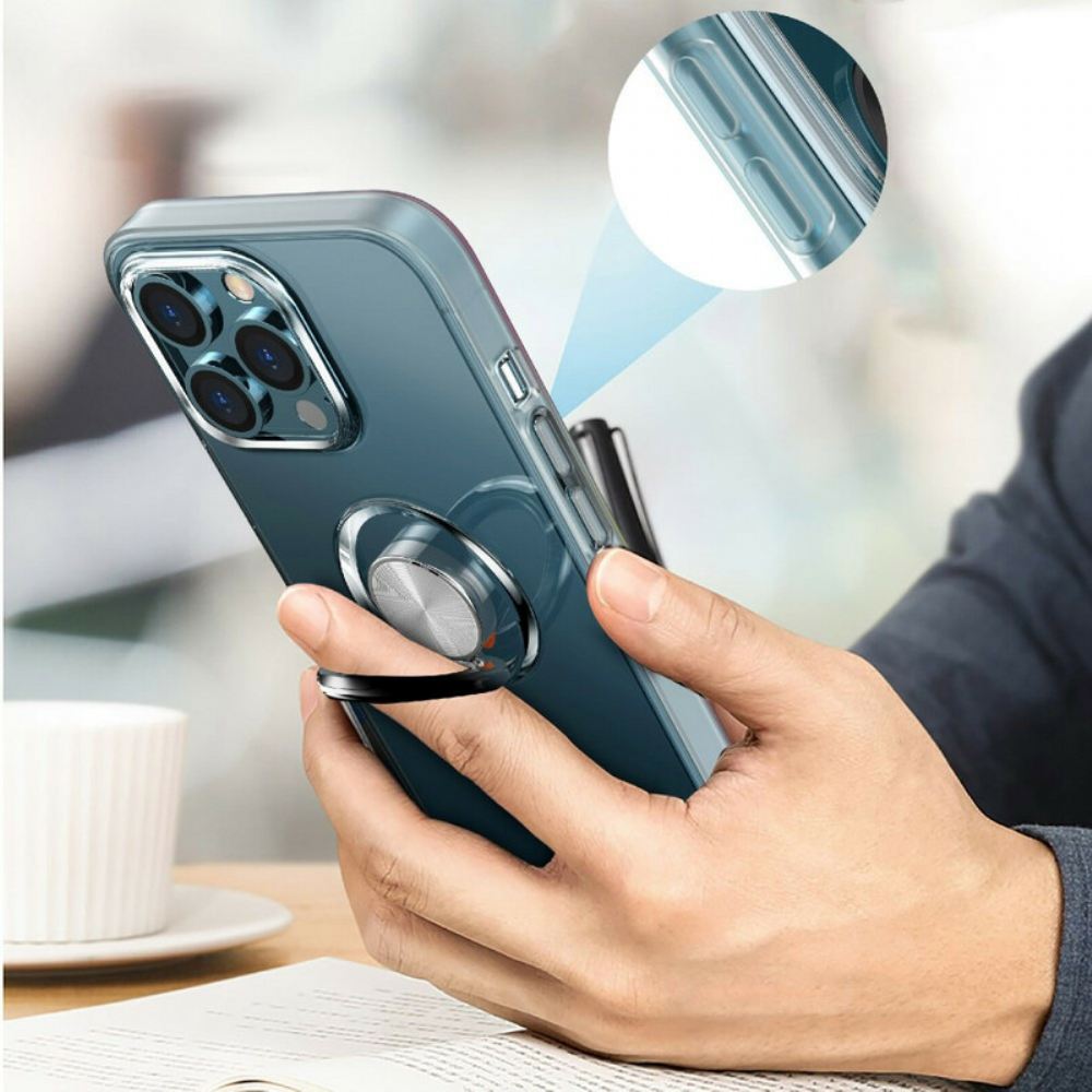 Kryt Na iPhone 13 Pro Transparentní S Podporou Vyzvánění