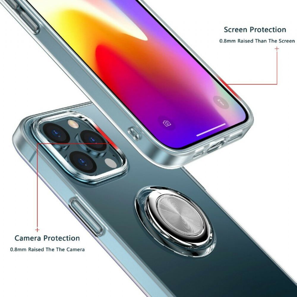 Kryt Na iPhone 13 Pro Transparentní S Podporou Vyzvánění
