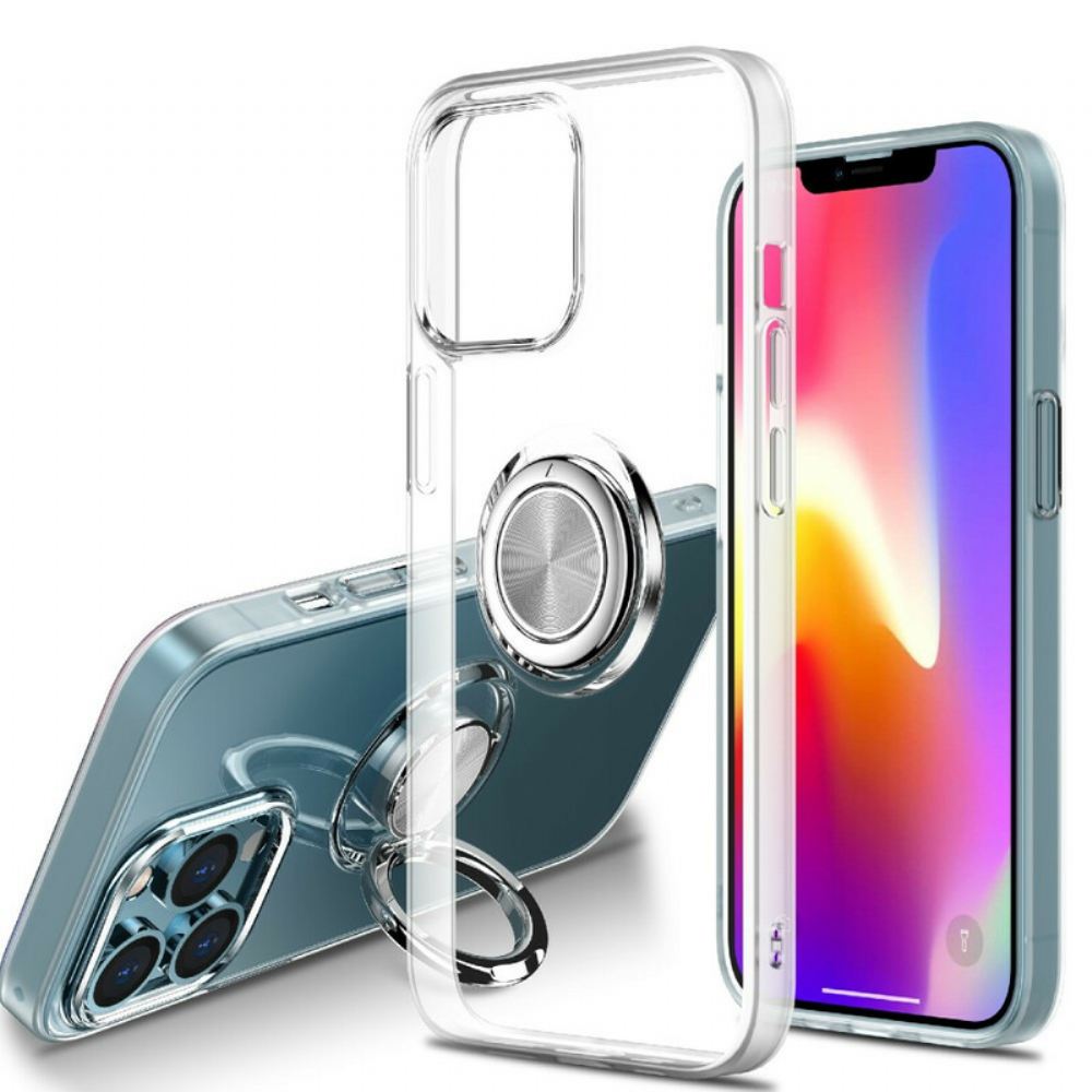 Kryt Na iPhone 13 Pro Transparentní S Podporou Vyzvánění