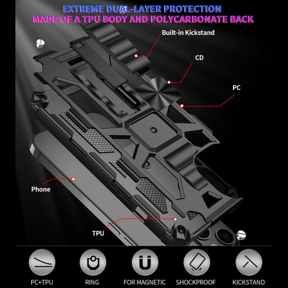 Kryt Na iPhone 13 Pro Vojenský Odolný Odnímatelný