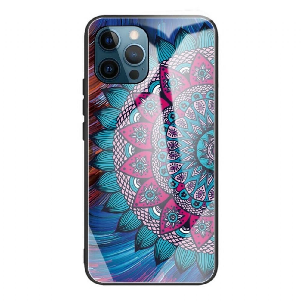 Kryty Na Mobil Na iPhone 13 Pro Mandala Z Tvrzeného Skla