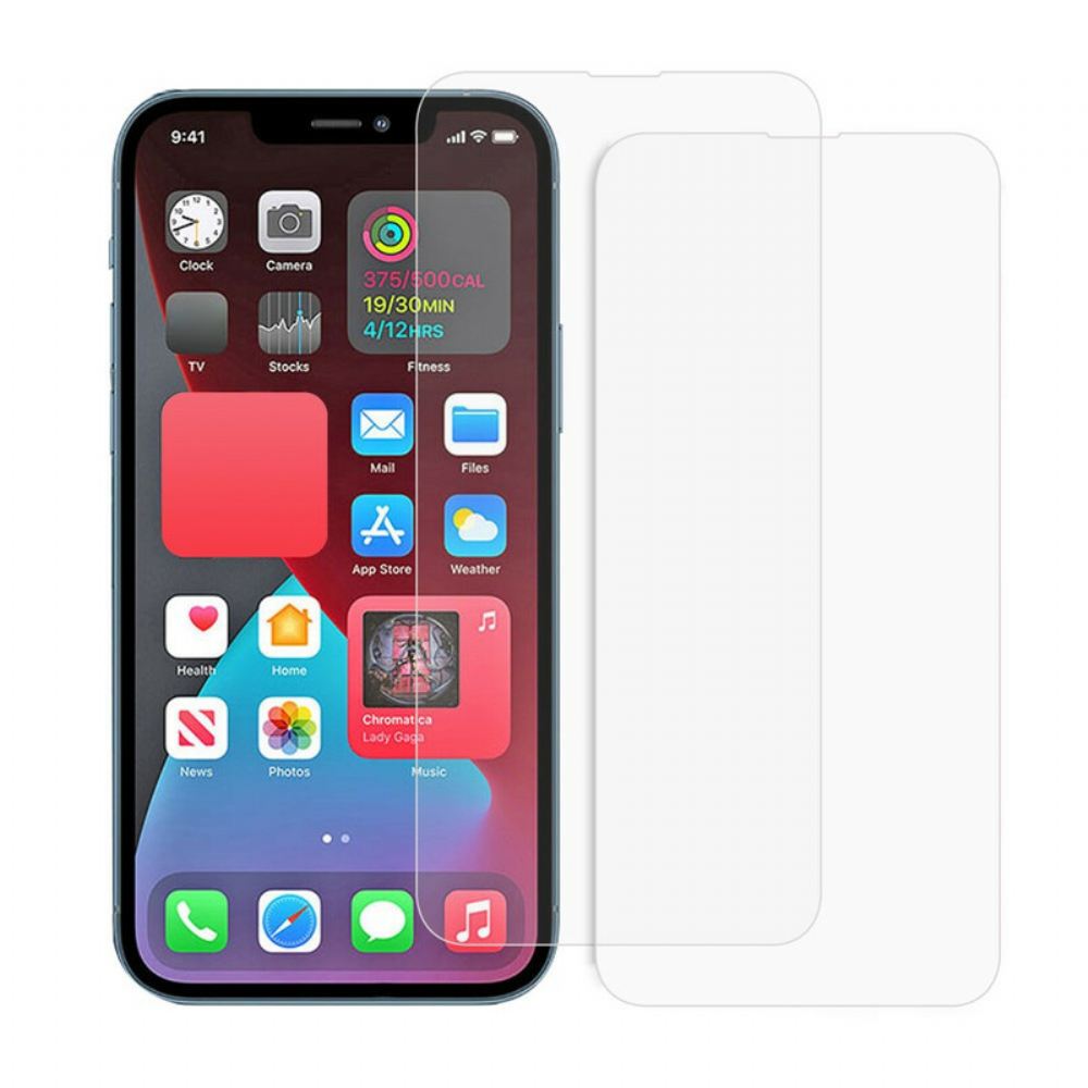 Ochranné Tvrzené Sklo (2 Kusy) Pro Obrazovku iPhone 13 / 13 Pro