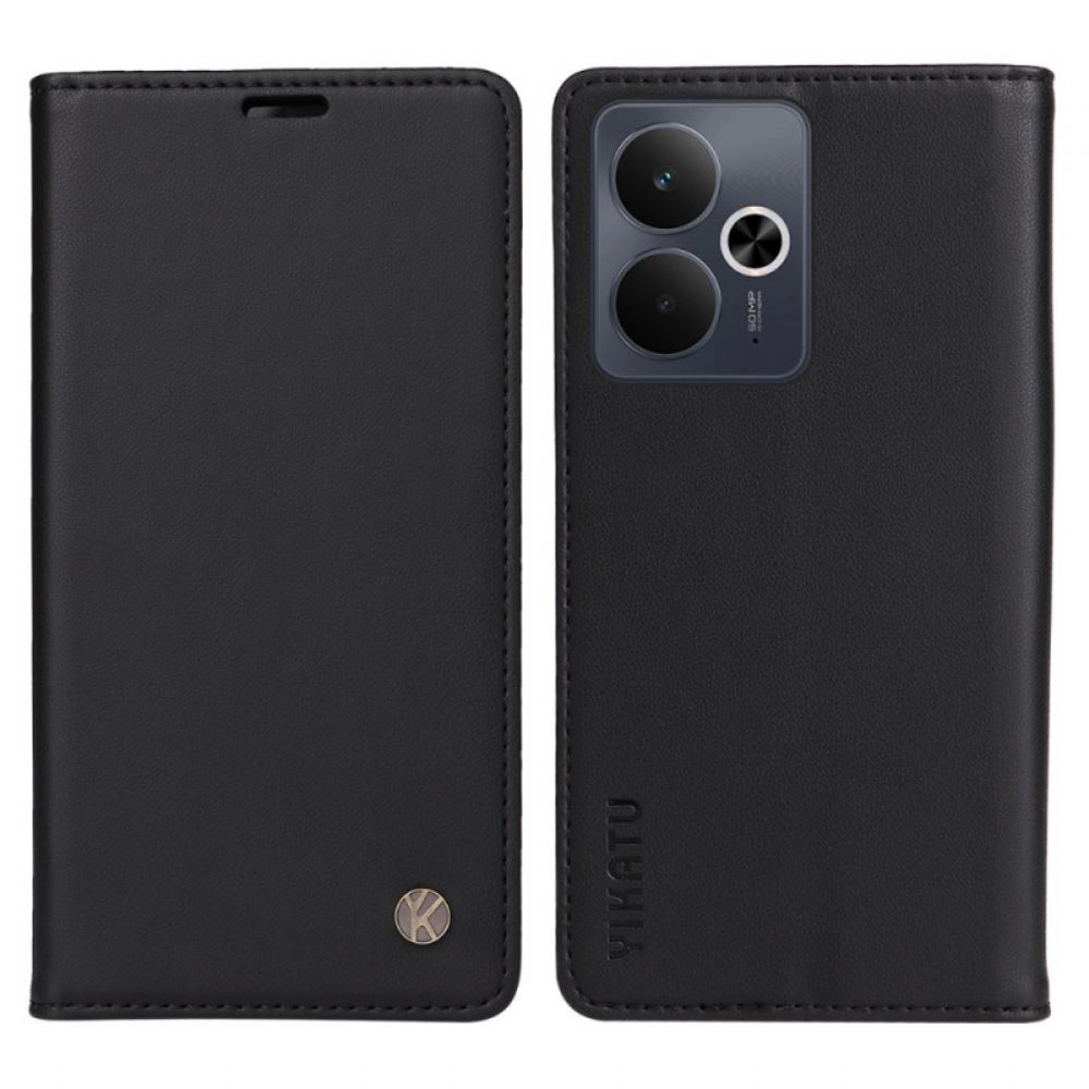 Kožené Pouzdro Folio Na Realme 14 5g Yikatu