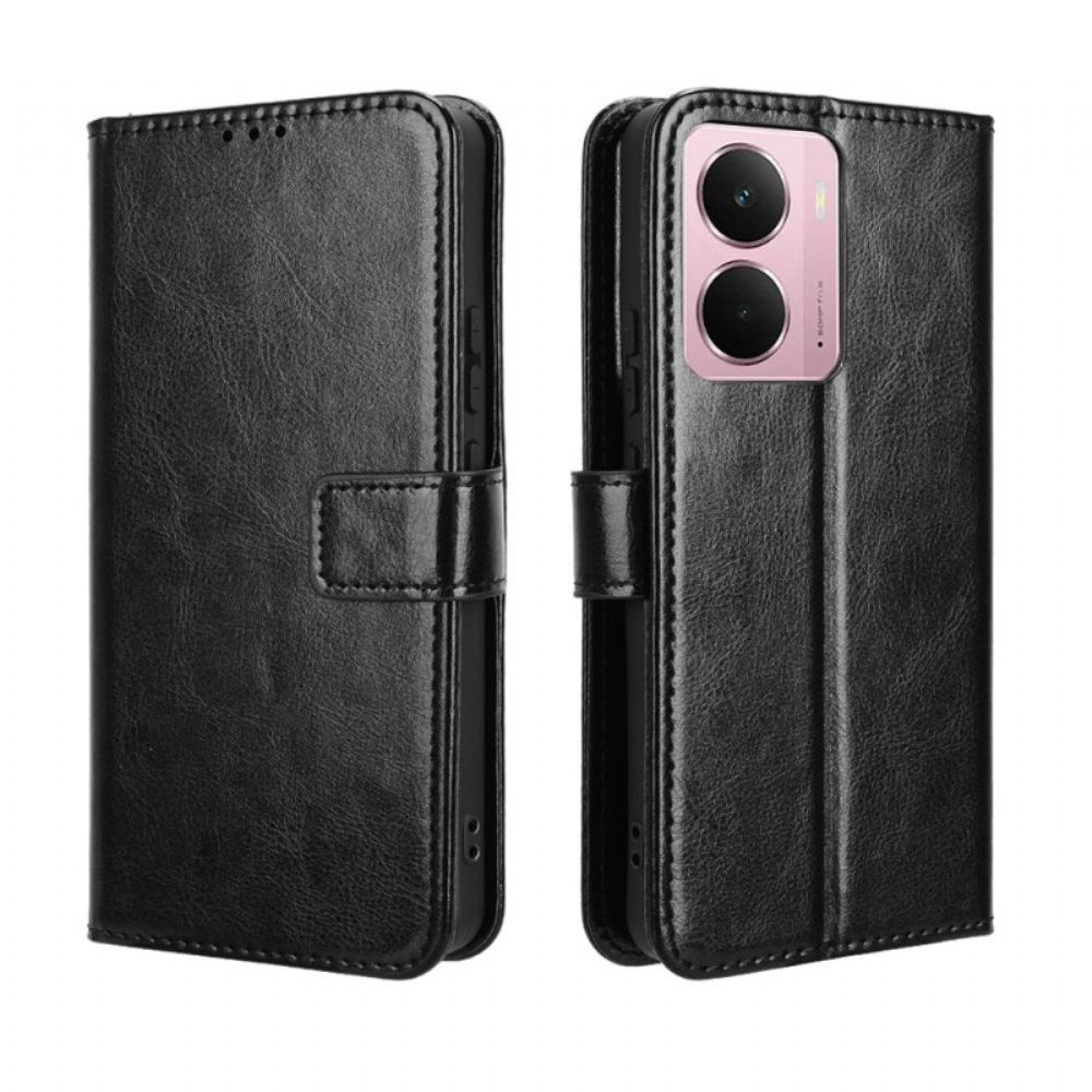 Kožený Kryt Na Realme 14 5g Umělá Kůže Flahy