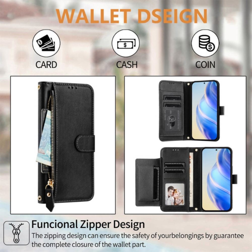 Kožený Kryt Realme 14 5g Kompletní Peněženka