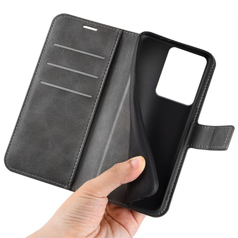 Kožený Kryt Realme 14 5g Kožený Styl