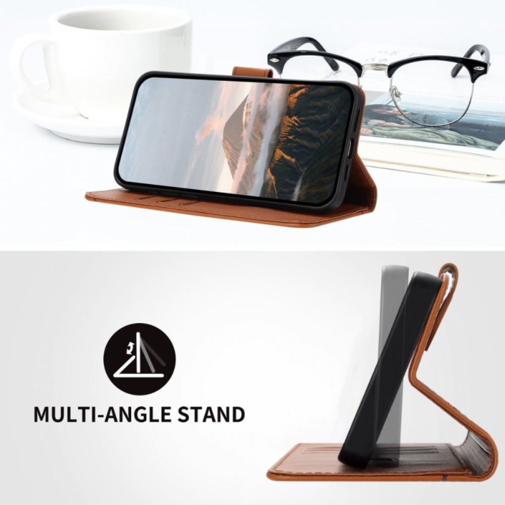 Kožený Kryt Realme 14 5g Trojúhelníkový Vzor