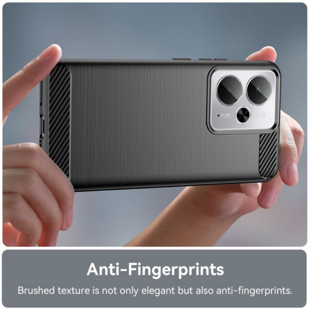 Kryt Realme 14 5g Kartáčované Uhlíkové Vlákno