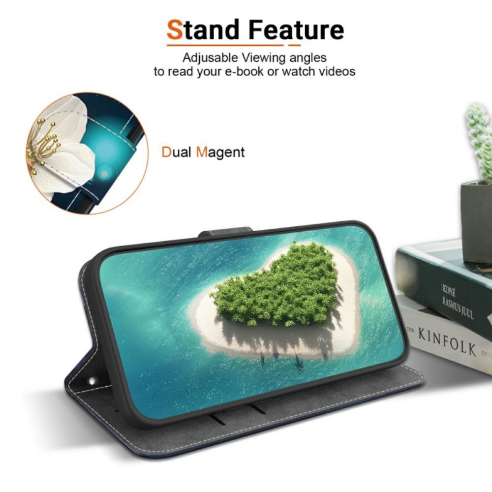 Peněženková Pouzdra Realme 14 5g Bílé Magnólie