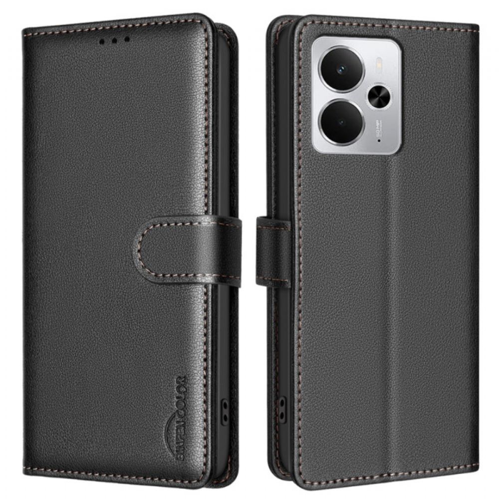 Peněženková Pouzdra Realme 14 5g Kryty Na Mobil Binfen Rfid Blokovací Barva