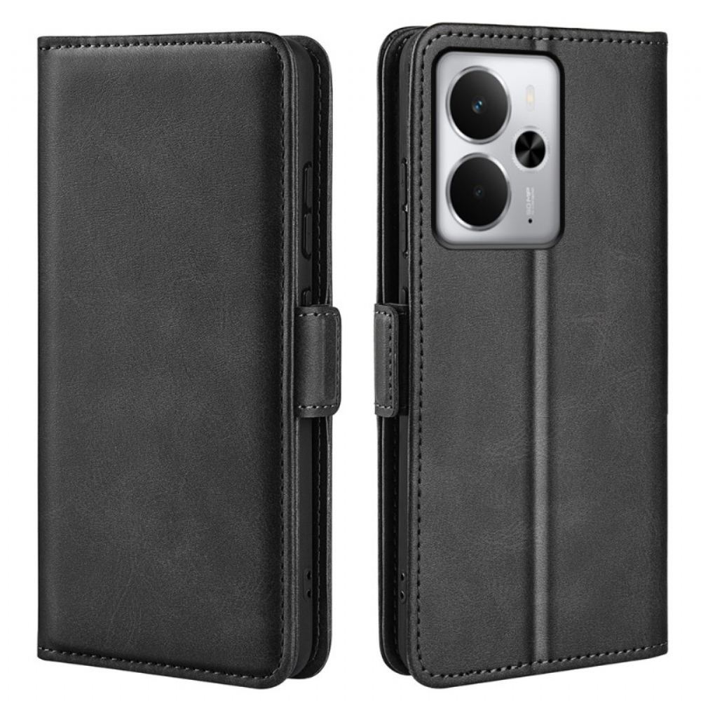 Peněženková Pouzdra Realme 14 5g Kryty Na Mobil Dvojitá Spona