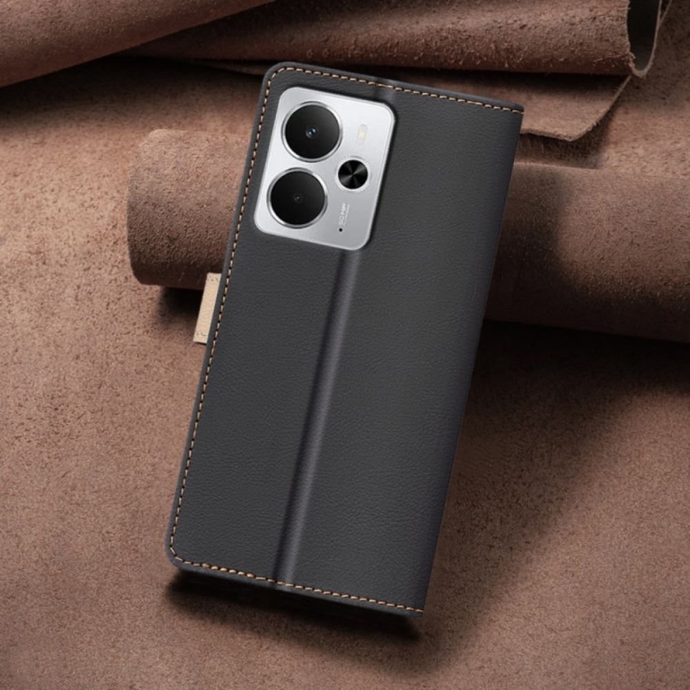 Peněženková Pouzdra Realme 14 5g Kryty Na Mobil Dvoubarevná Binfen Barva