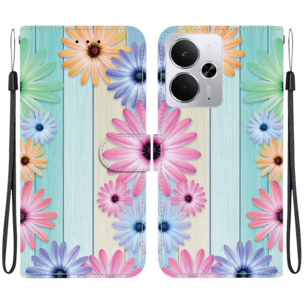 Peněženková Pouzdra Realme 14 5g Kryty Na Mobil Vzor Slunečnice