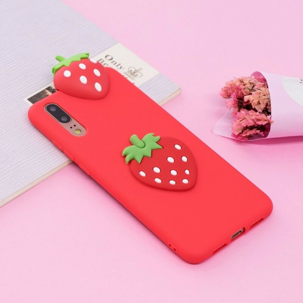 Kryt Na Huawei P20 3d Jahoda