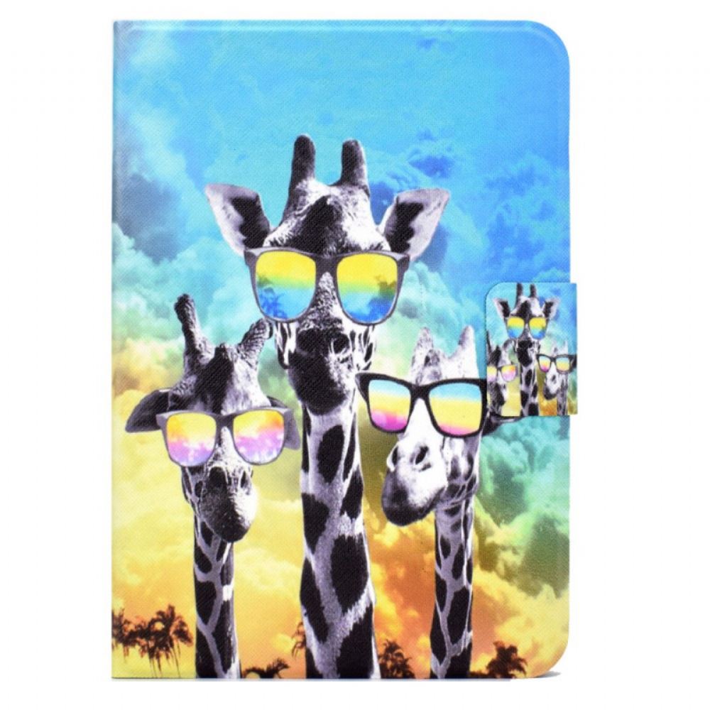 Flipové Pouzdro Na iPad Mini 6 (2021) Funky Žirafy