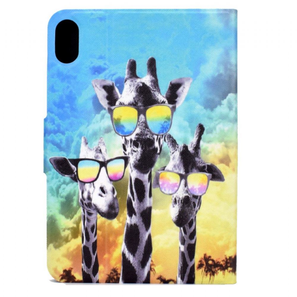 Flipové Pouzdro Na iPad Mini 6 (2021) Funky Žirafy