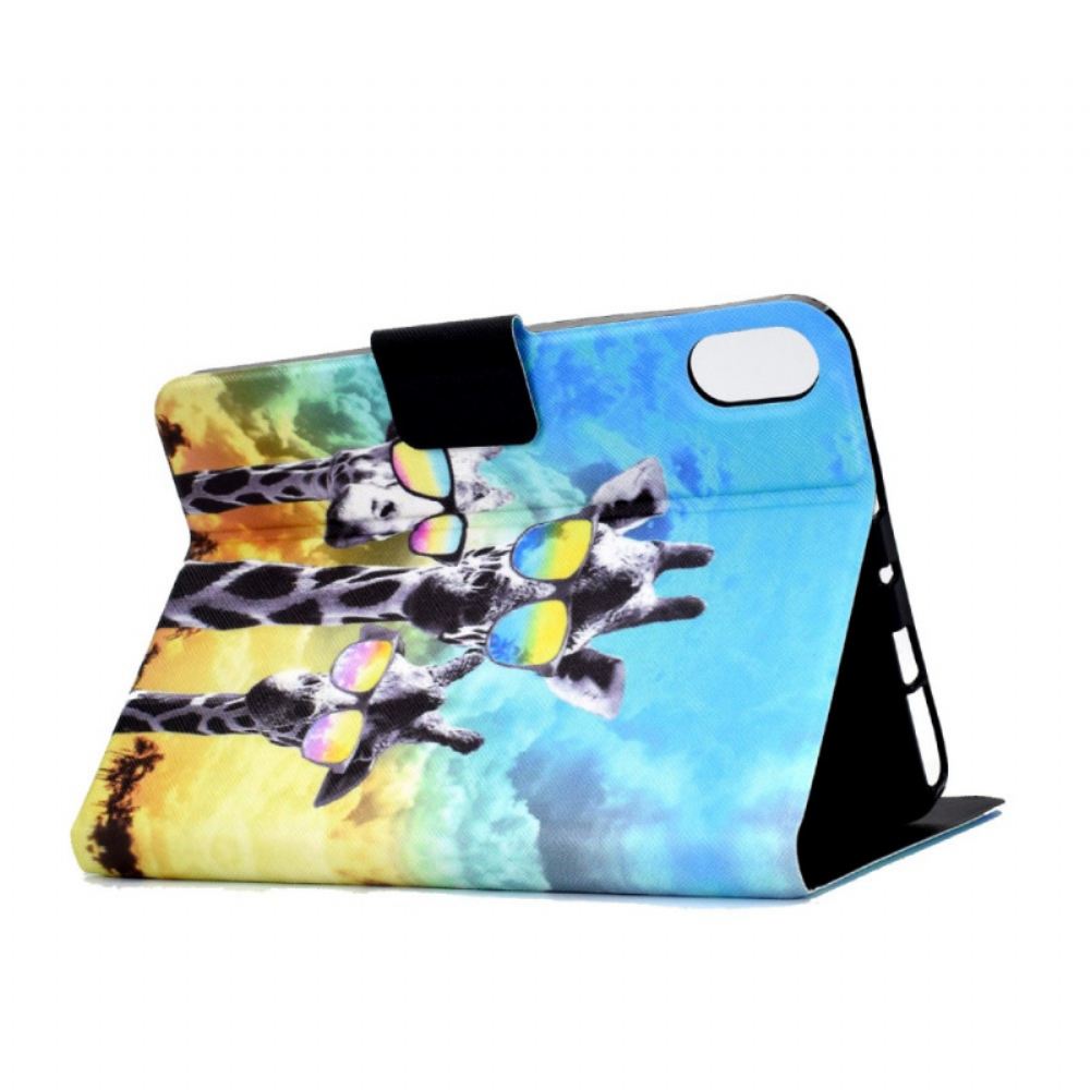 Flipové Pouzdro Na iPad Mini 6 (2021) Funky Žirafy