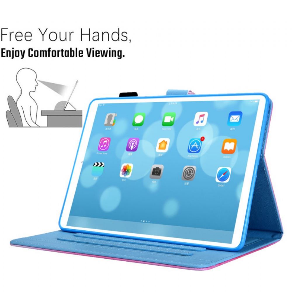 Flipové Pouzdro Na iPad Mini 6 (2021) Květinový Vzor