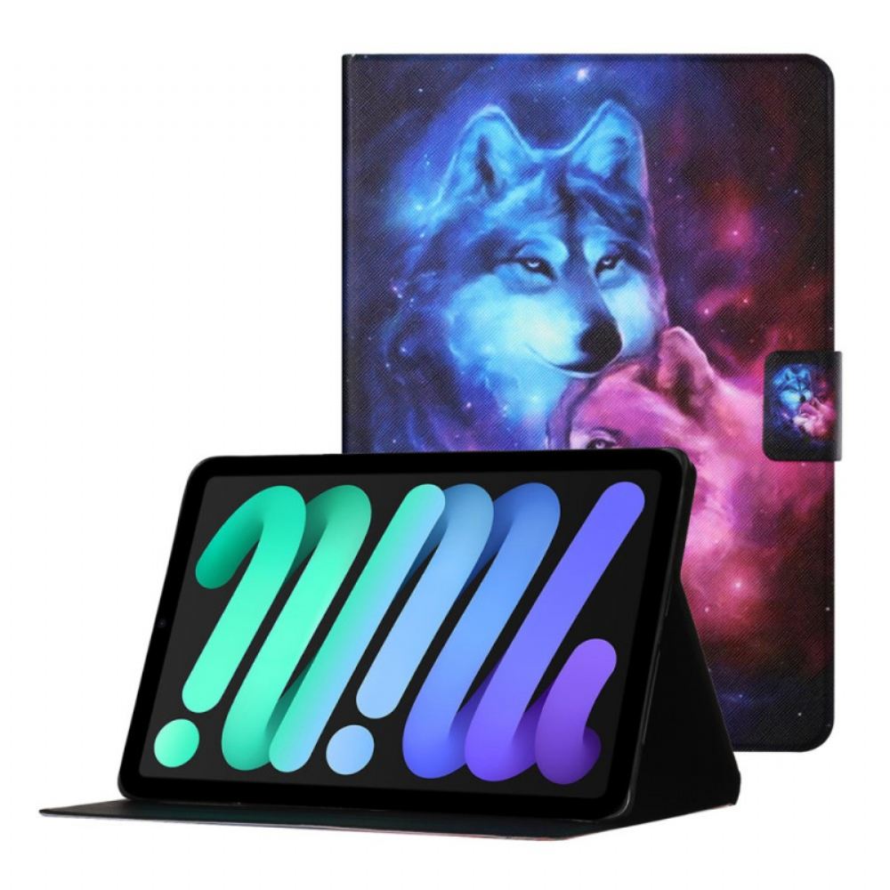 Flipové Pouzdro Na iPad Mini 6 (2021) Pár Vlků