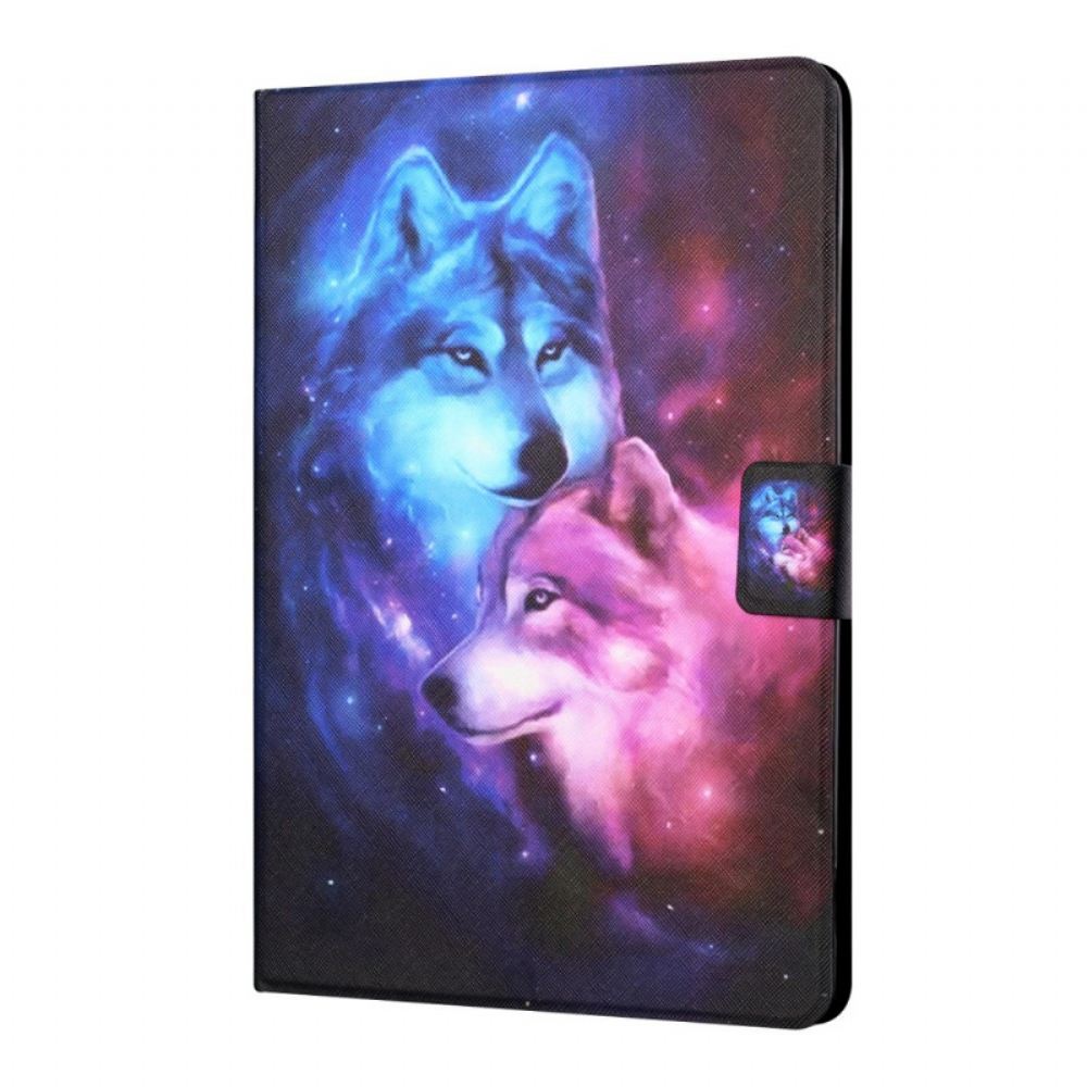 Flipové Pouzdro Na iPad Mini 6 (2021) Pár Vlků