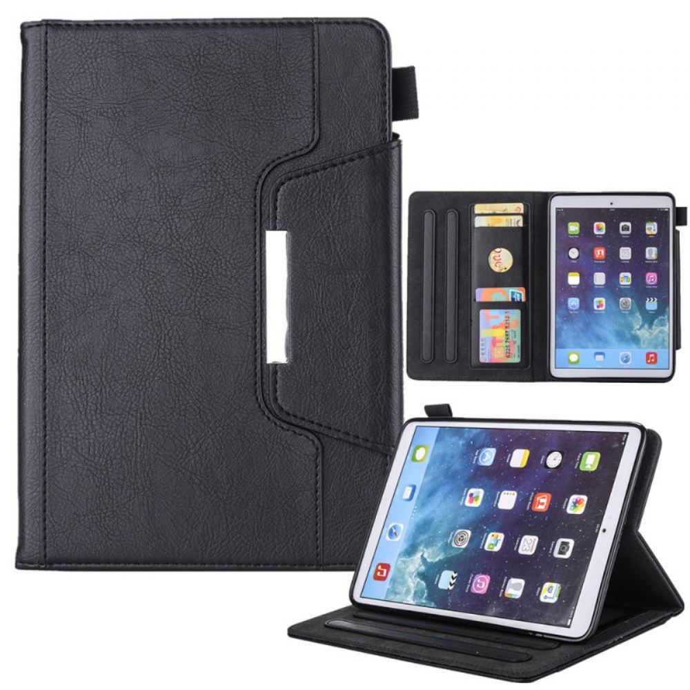 Flipové Pouzdro Na iPad Mini 6 (2021) Stříbrná Spona Z Umělé Kůže