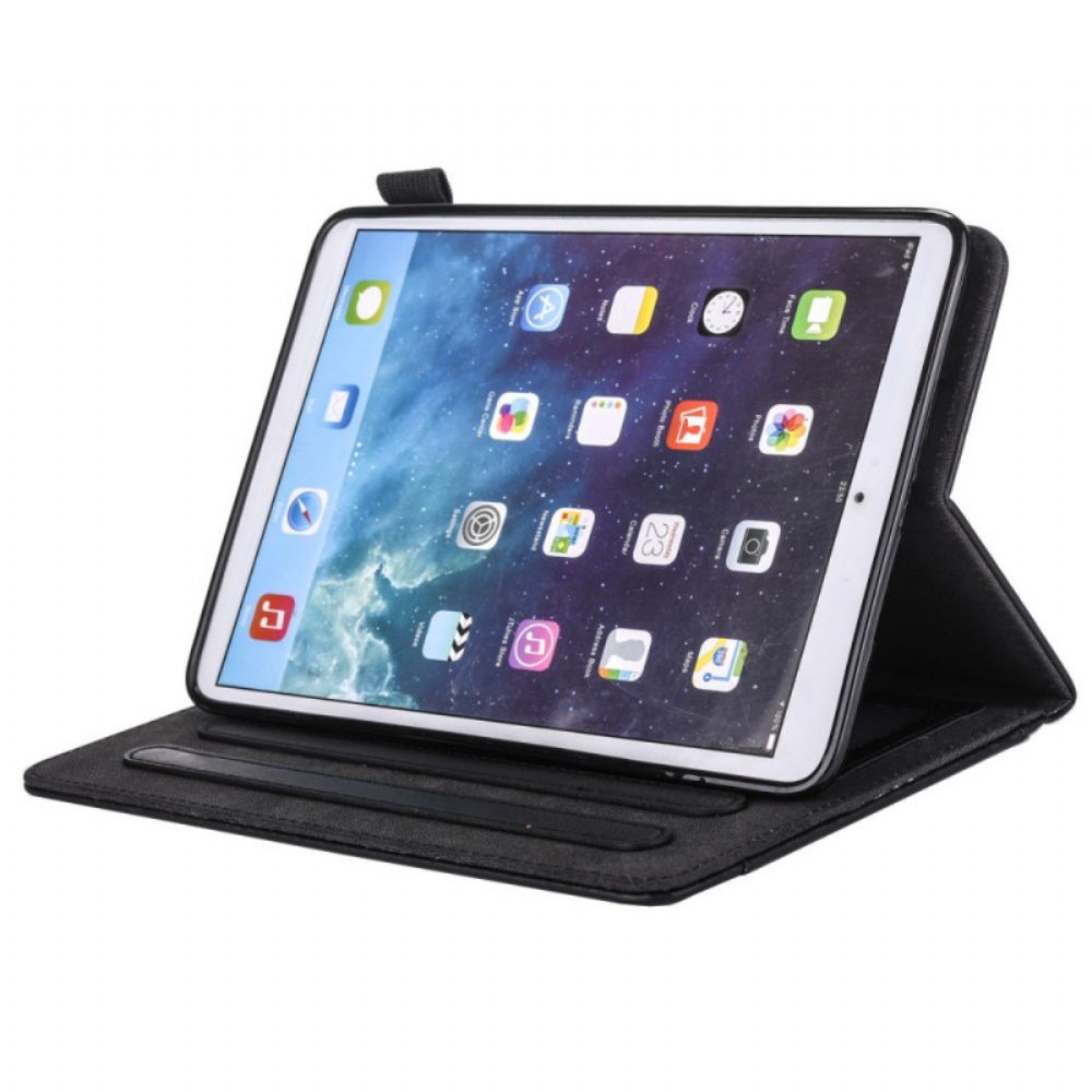 Flipové Pouzdro Na iPad Mini 6 (2021) Stříbrná Spona Z Umělé Kůže