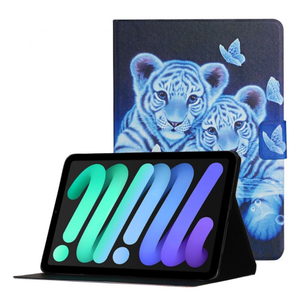 Flipové Pouzdro Na iPad Mini 6 (2021) Tygři
