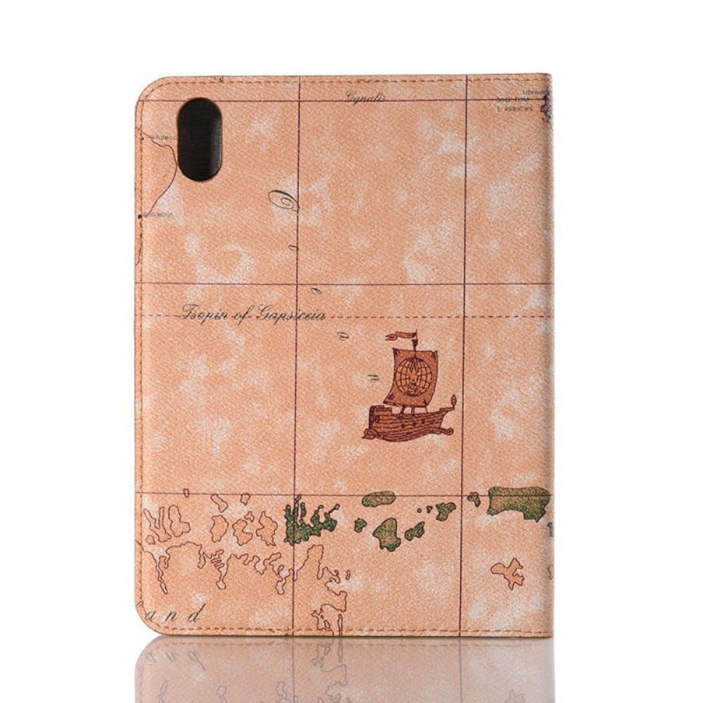 Kožené Pouzdro Folio Na iPad Mini 6 (2021) Vintage Card