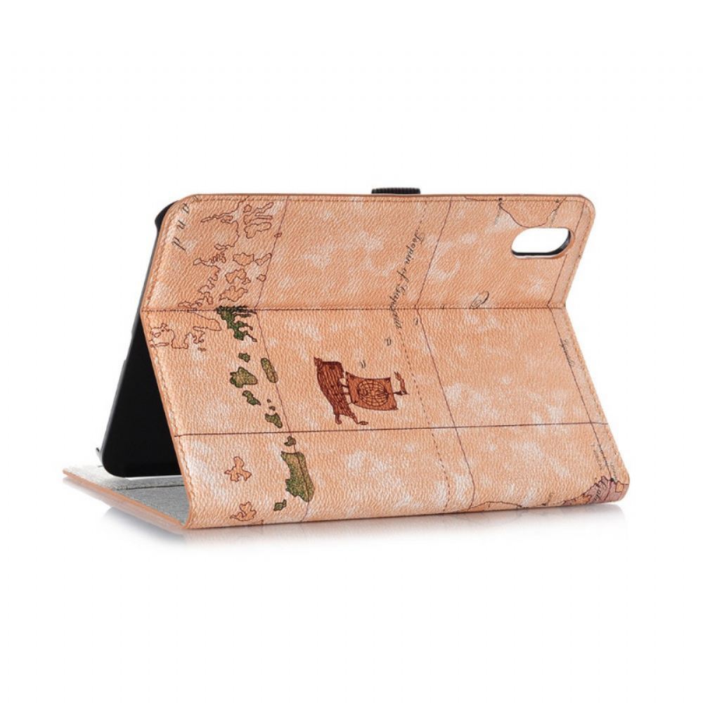 Kožené Pouzdro Folio Na iPad Mini 6 (2021) Vintage Card