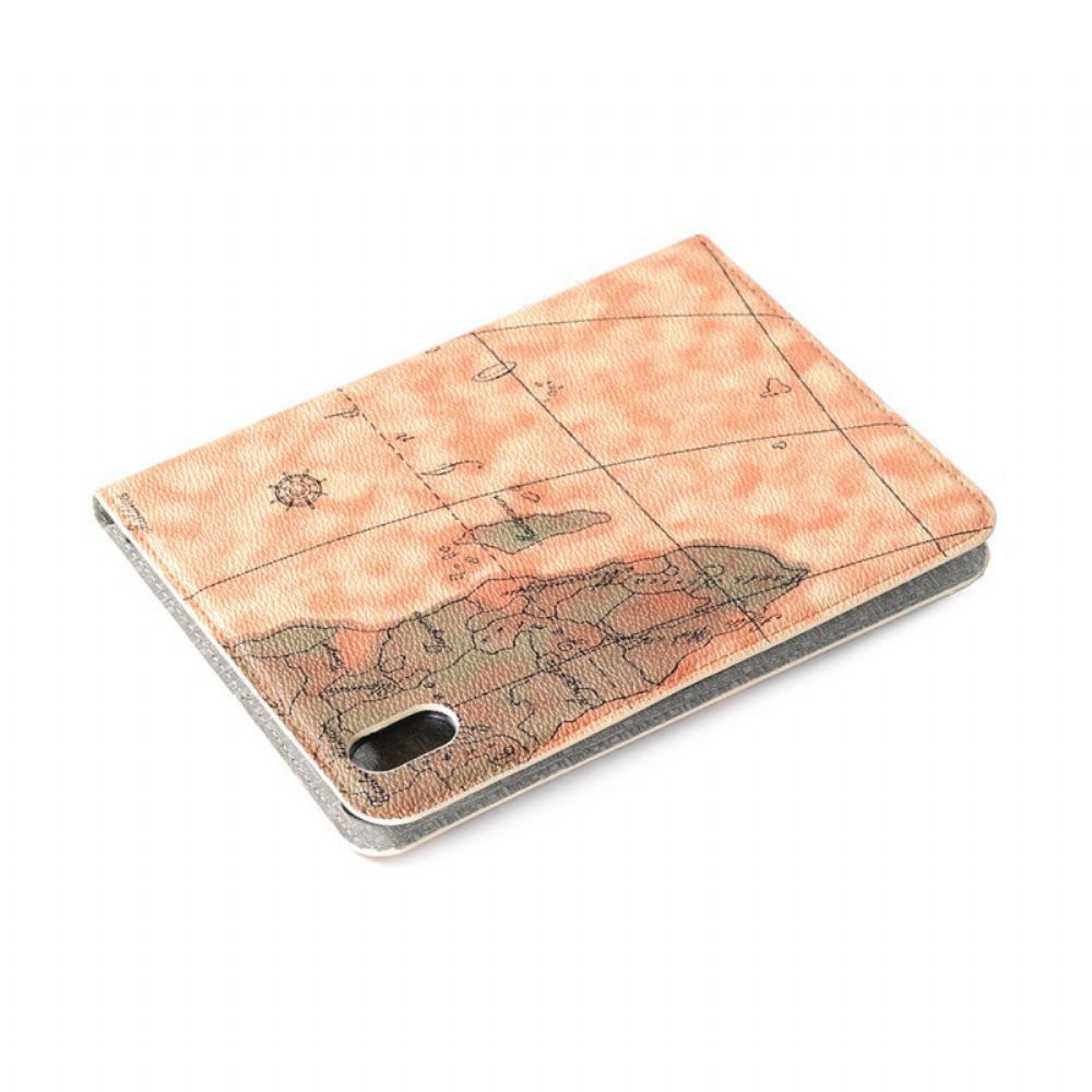 Kožené Pouzdro Folio Na iPad Mini 6 (2021) Vintage Card