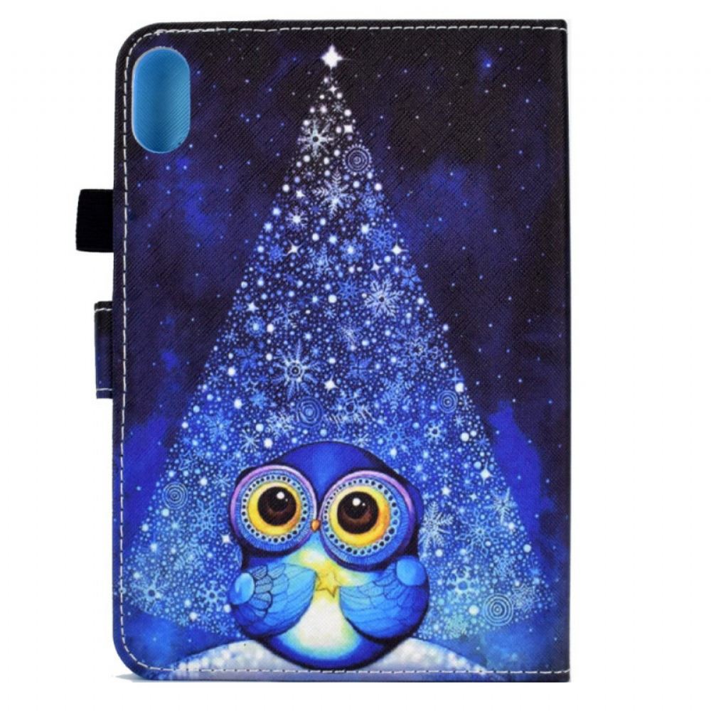 Kožené Pouzdro Na iPad Mini 6 (2021) Hvězdná Sova