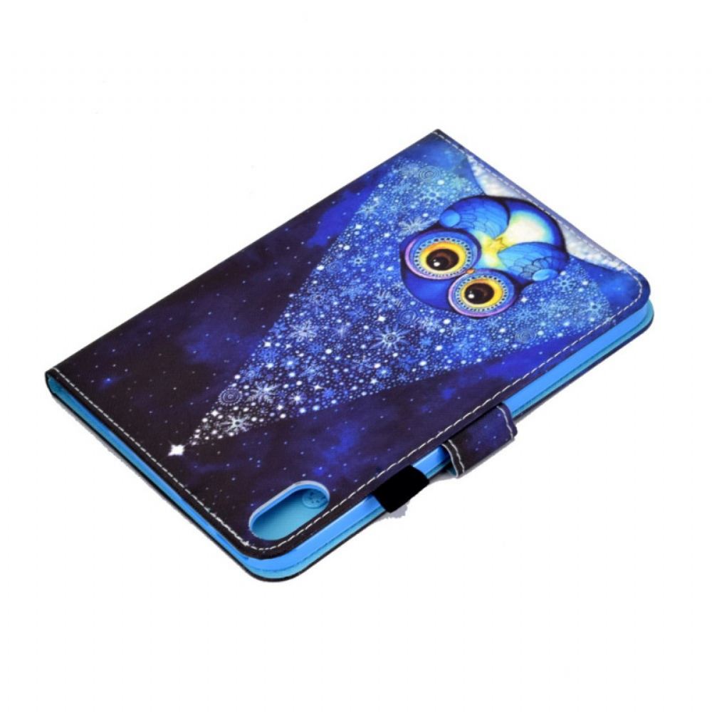 Kožené Pouzdro Na iPad Mini 6 (2021) Hvězdná Sova