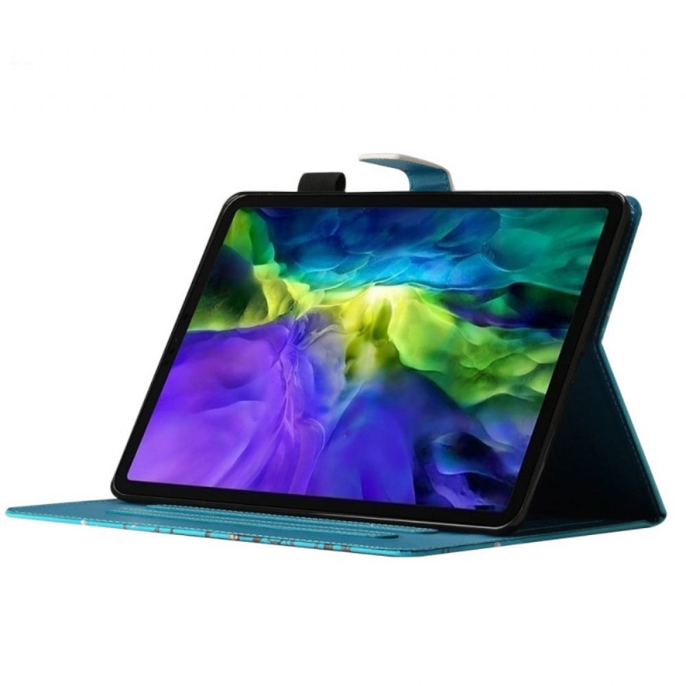 Kožené Pouzdro Na iPad Mini 6 (2021) Kvetoucí Větve
