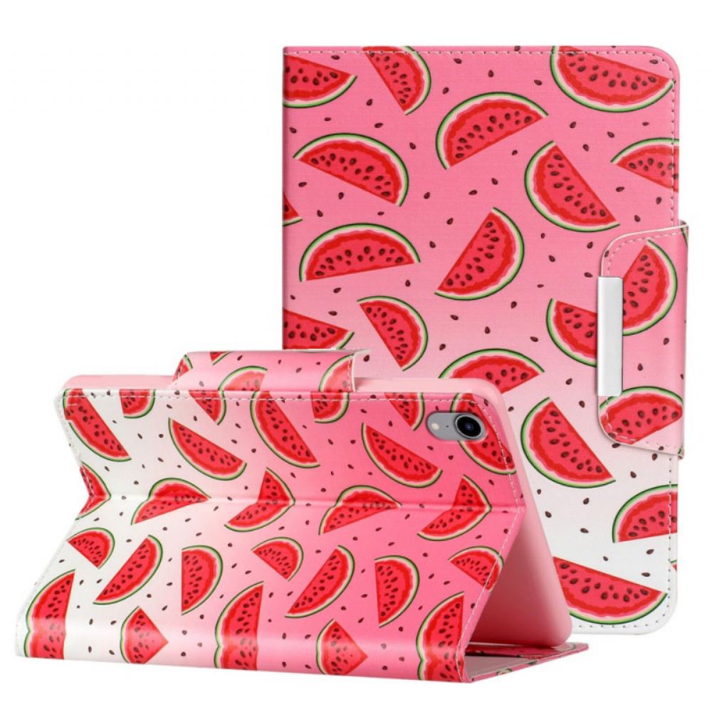 Kožené Pouzdro Na iPad Mini 6 (2021) Vodní Melouny