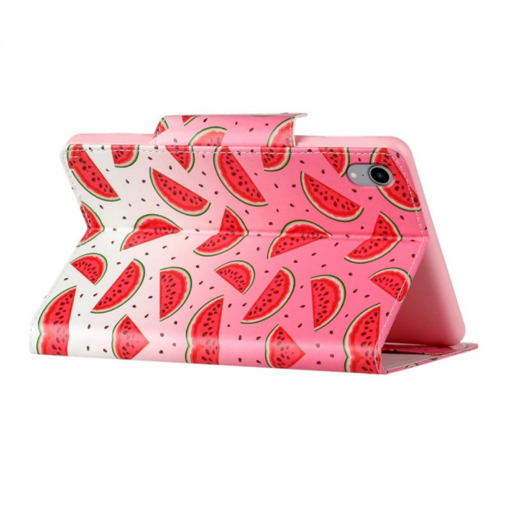 Kožené Pouzdro Na iPad Mini 6 (2021) Vodní Melouny