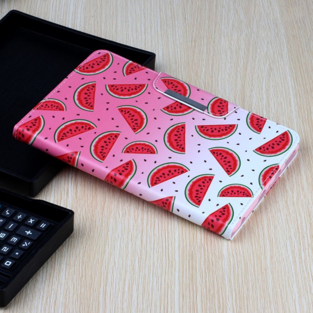 Kožené Pouzdro Na iPad Mini 6 (2021) Vodní Melouny