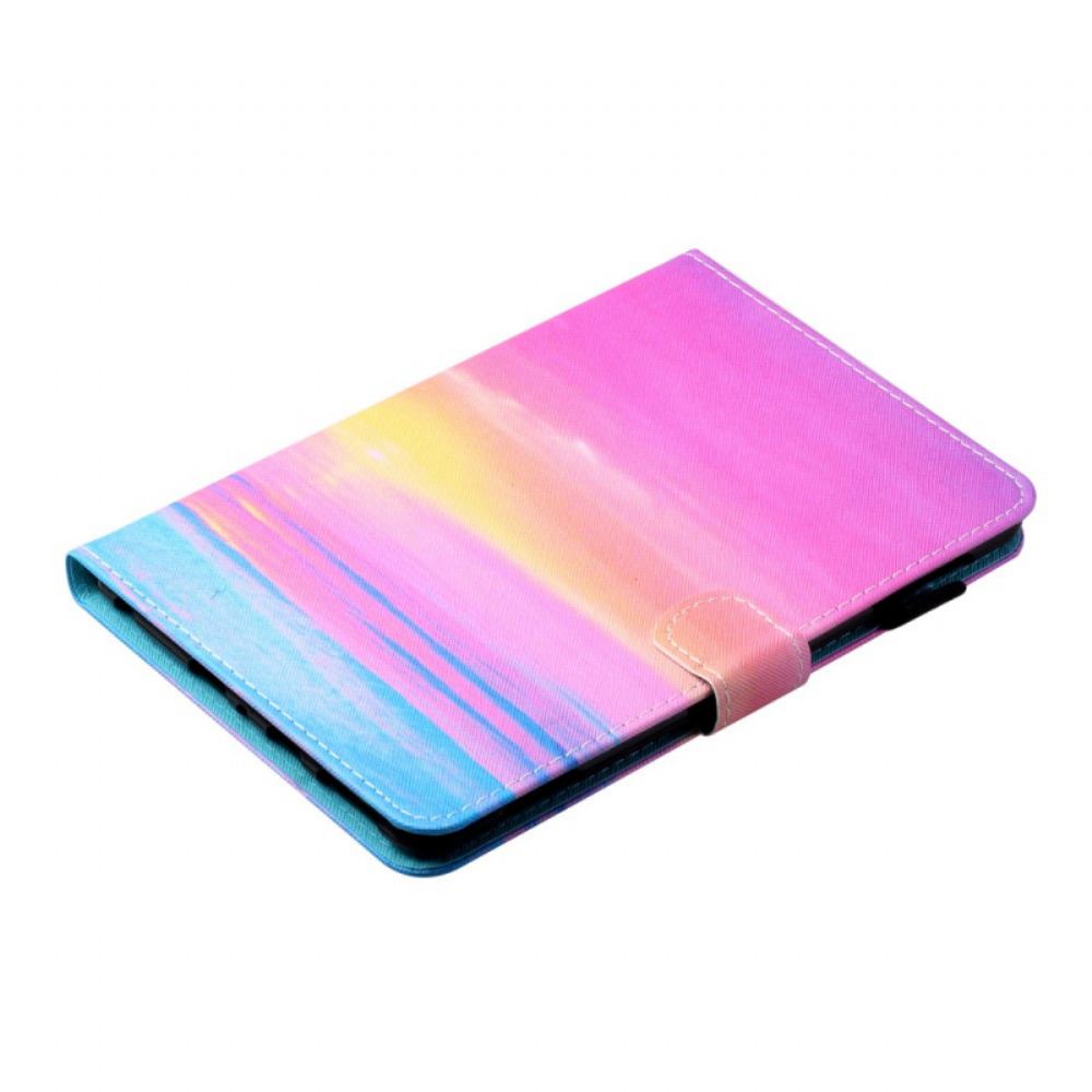Kožené Pouzdro Na iPad Mini 6 (2021) Západ Slunce