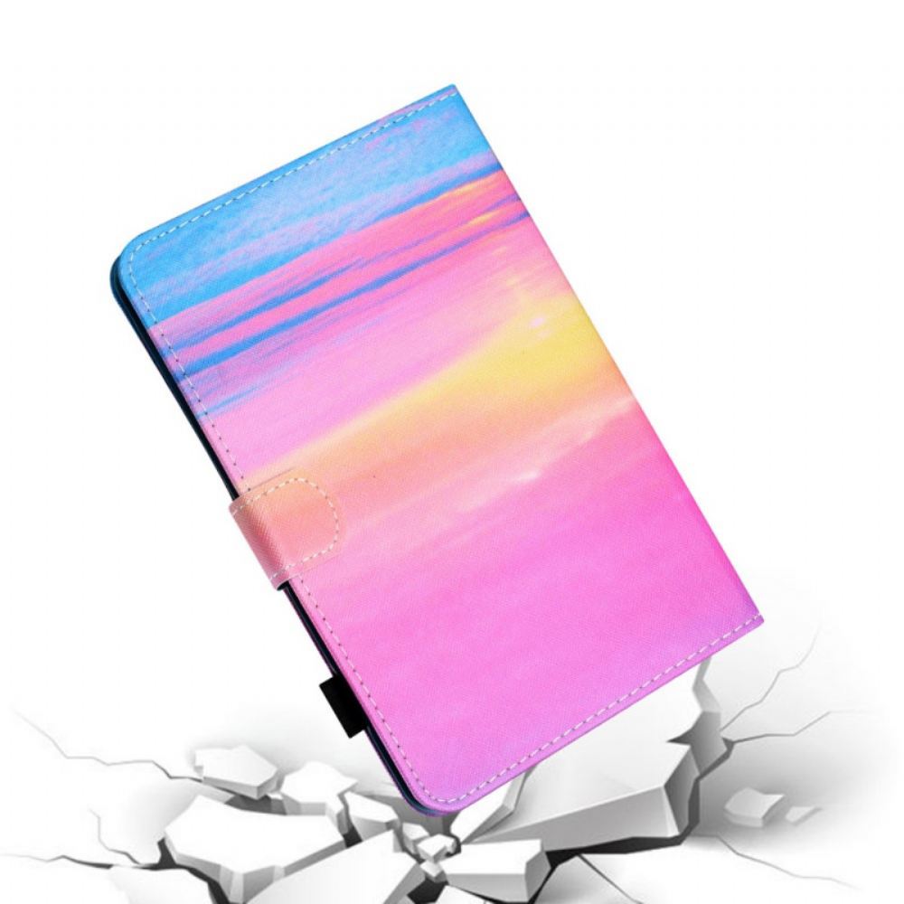 Kožené Pouzdro Na iPad Mini 6 (2021) Západ Slunce