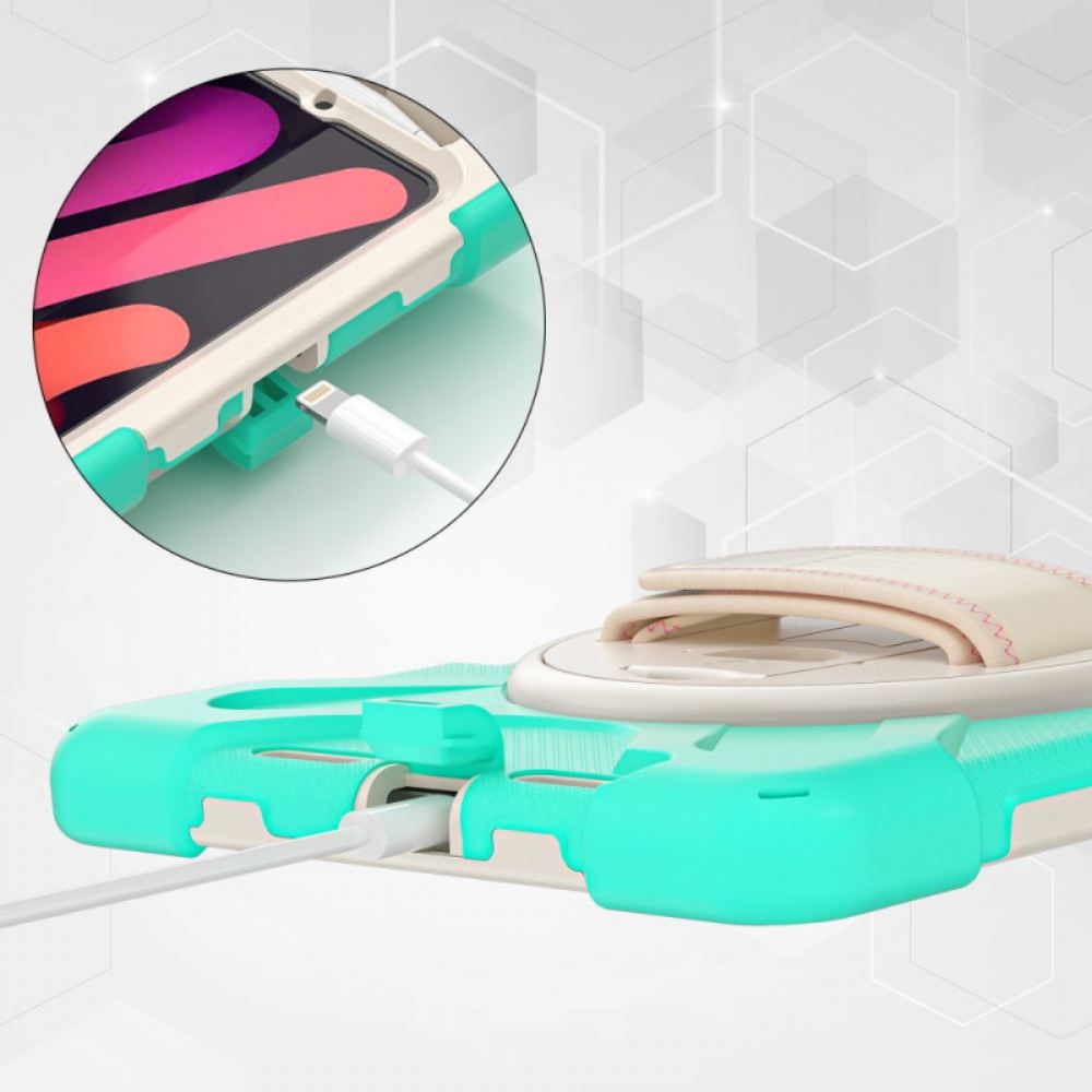 Kryt Na iPad Mini 6 (2021) Hands-free Držák A Popruh