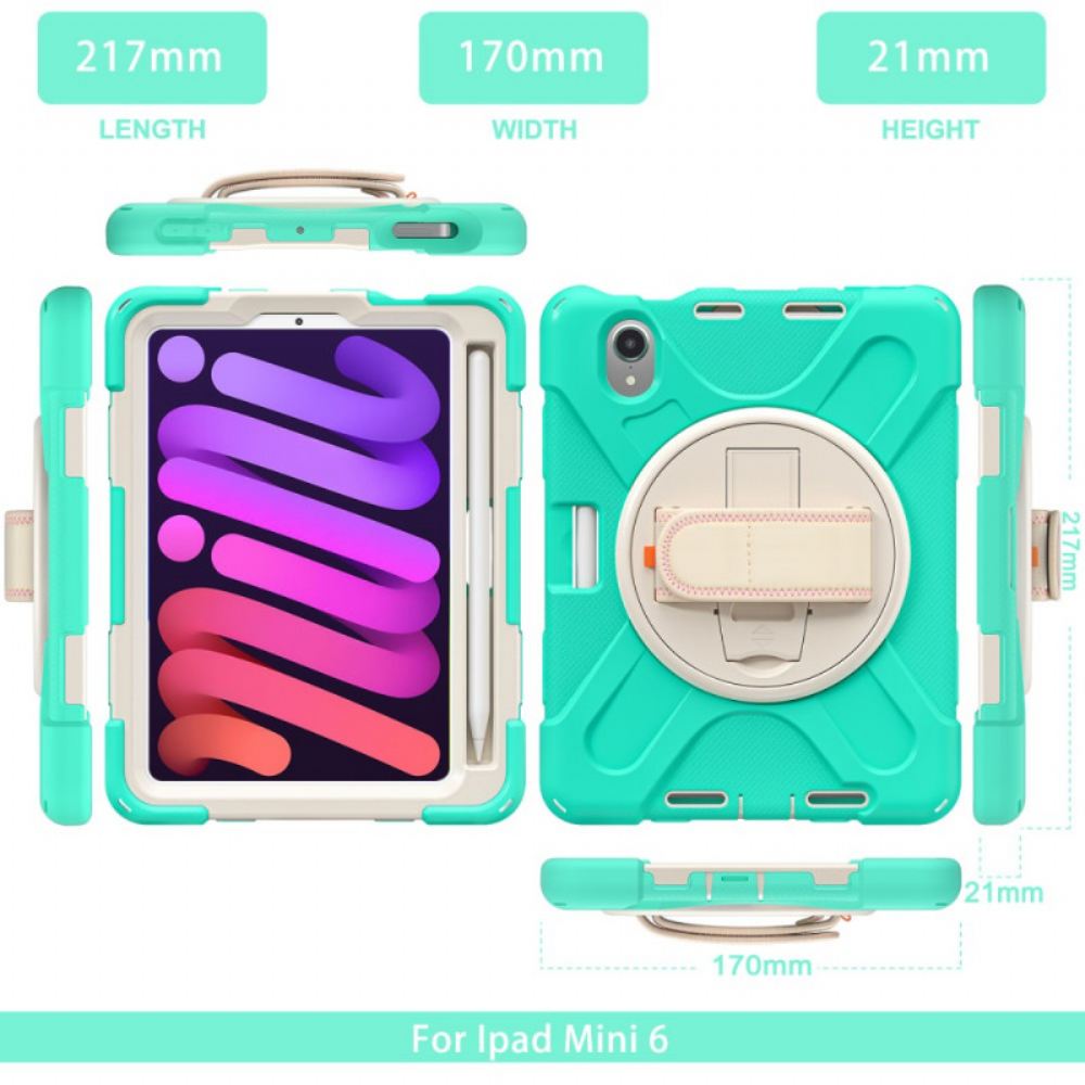 Kryt Na iPad Mini 6 (2021) Hands-free Držák A Popruh