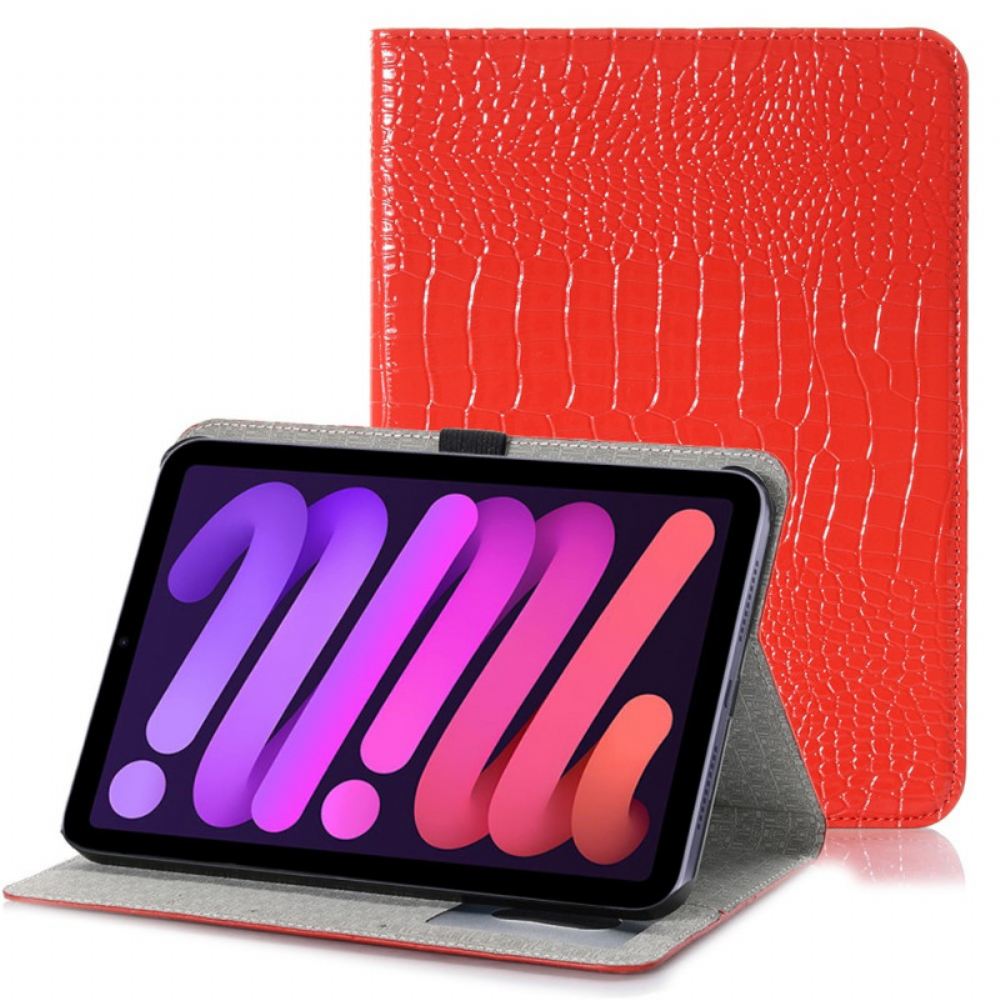 Pouzdra Na iPad Mini 6 (2021) Krokodýlí Textura
