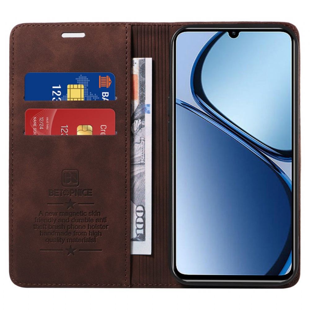Kožené Pouzdro Folio Realme Note 60x Betopnice S Rfid Blokováním