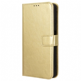 Kožený Kryt Realme Note 60x Křiklavá Umělá Kůže