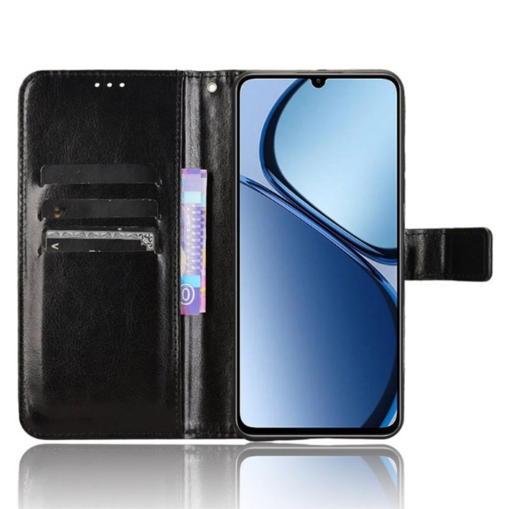 Kožený Kryt Realme Note 60x Křiklavá Umělá Kůže
