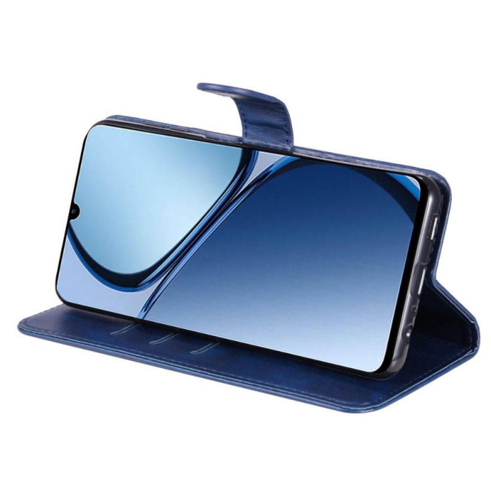 Kožený Kryt Realme Note 60x Pouzdro Na Zip