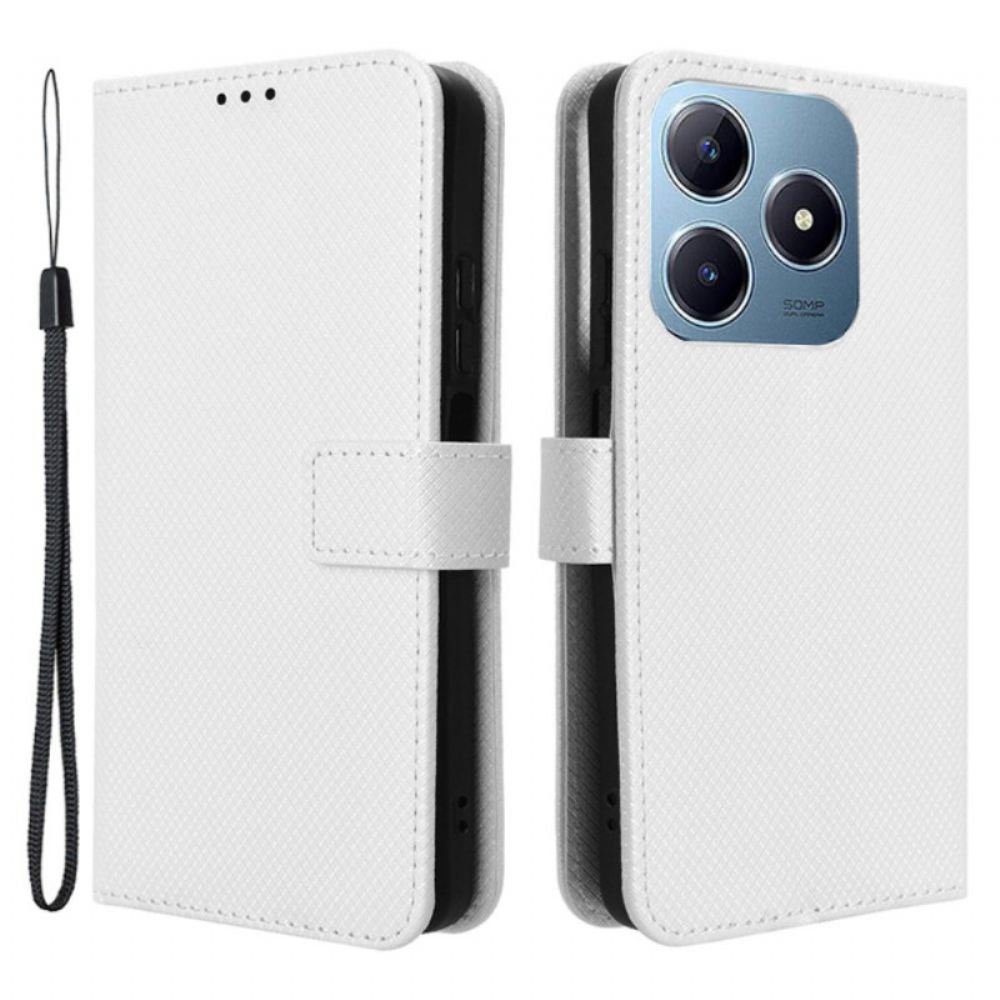 Kožený Kryt Realme Note 60x Tečky Na Pásku